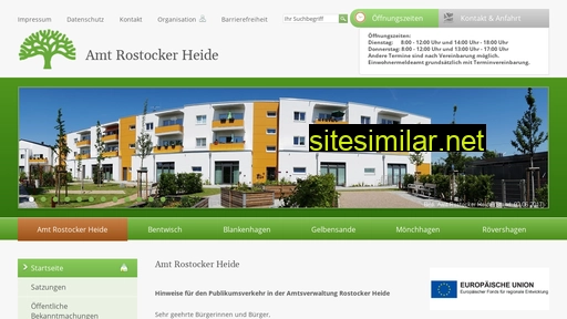 amt-rostocker-heide.de alternative sites