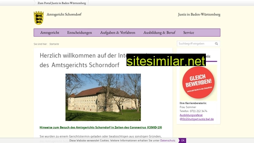 amtsgericht-schorndorf.justiz-bw.de alternative sites