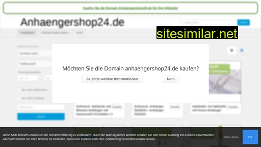 Anhaengershop24 similar sites