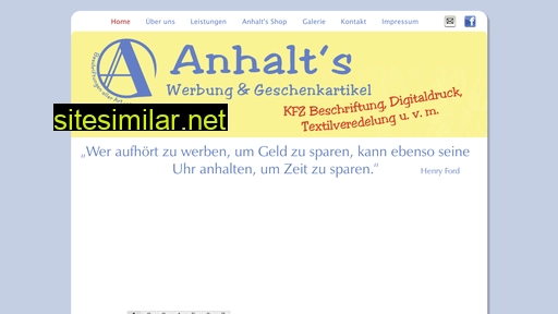 Anhalts-werbung similar sites