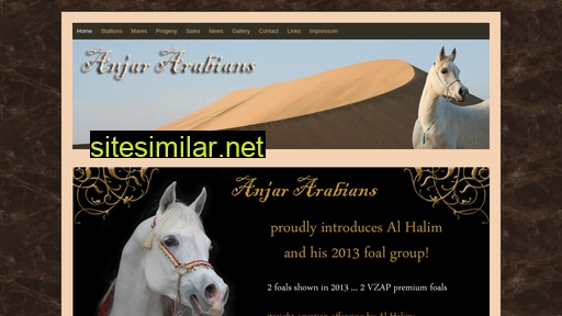 anjar-arabians.de alternative sites