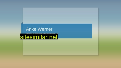 anke-werner.de alternative sites