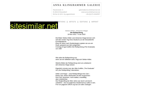 anna-klinkhammer.de alternative sites