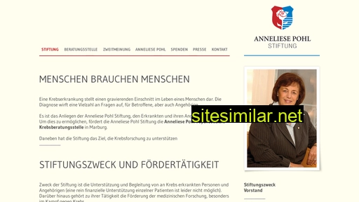 Anneliese-pohl-stiftung similar sites