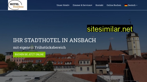 ansbach-hotelresidenz.de alternative sites