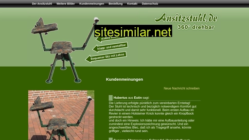 ansitzstuhl.de alternative sites