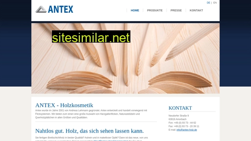 antex-holz.de alternative sites