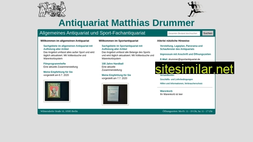Antiquariat-drummer similar sites