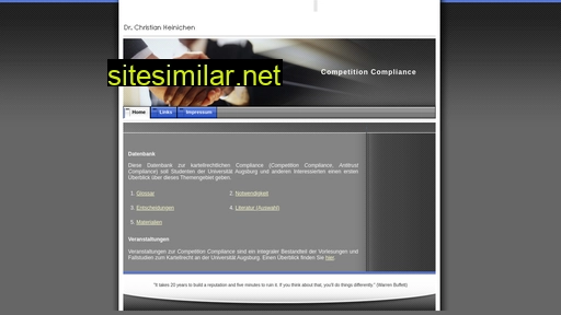antitrustcompliance.de alternative sites