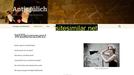 antje-juelich.de alternative sites