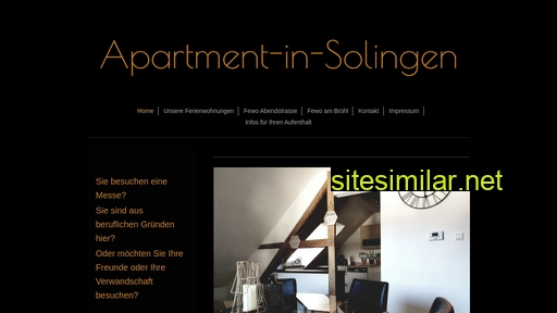 apartment-in-solingen.de alternative sites