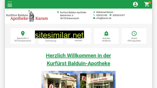 apotheke-karam.de alternative sites