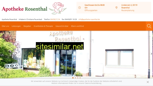 apotheke-rosenthal.de alternative sites
