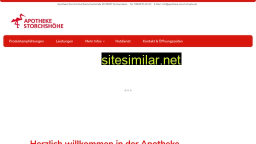 apotheke-storchshoehe.de alternative sites