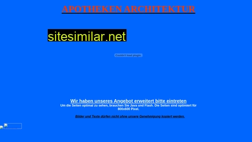 apotheken-architektur.de alternative sites