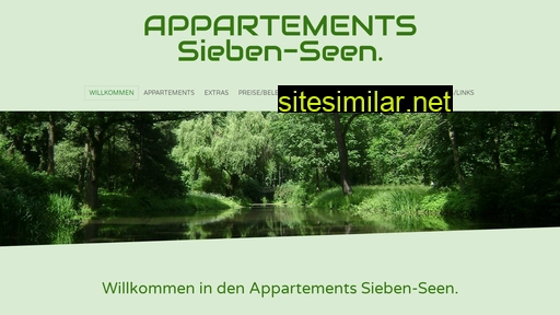 appartements-sieben-seen.de alternative sites