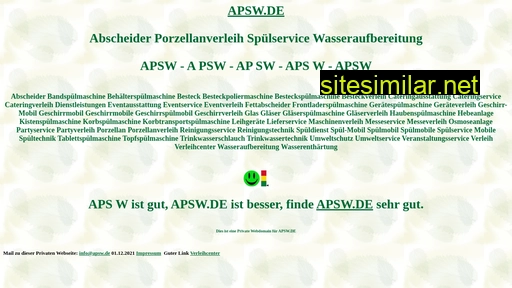 apsw.de alternative sites
