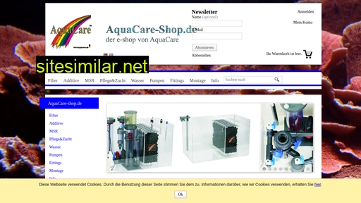 Aquacare-shop similar sites