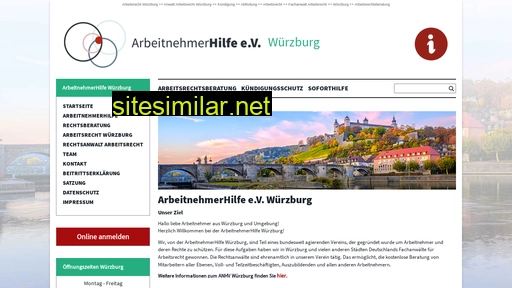 arbeitnehmerhilfe-wuerzburg.de alternative sites
