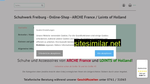 arche-schuhwerk-shop.de alternative sites