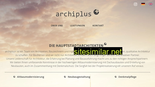 Archiplus similar sites