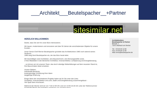 architekt-beutelspacher.de alternative sites