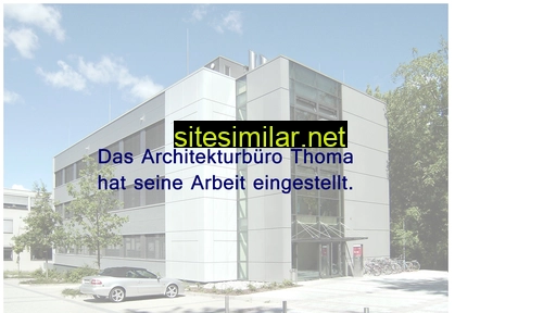 architekt-thoma.de alternative sites