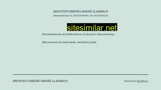 architektgladbach.de alternative sites
