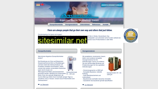 argentox-ozone-technology.de alternative sites