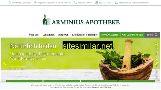 arminius-apotheke-herford.de alternative sites