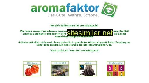 aromafaktor.de alternative sites