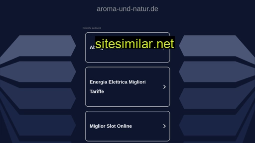 aroma-und-natur.de alternative sites
