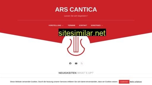 ars-cantica.de alternative sites