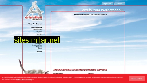 artefaktum-werbetechnik.de alternative sites