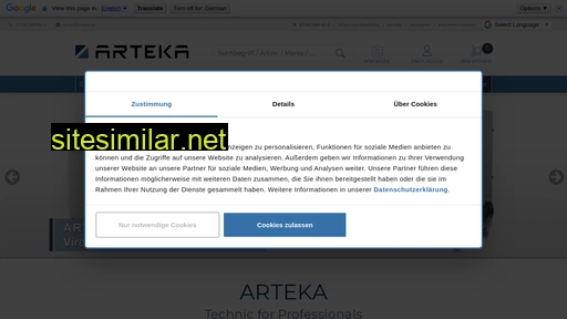 arteka.de alternative sites