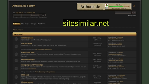 arthoria-forum.de alternative sites