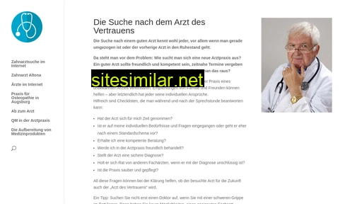 arzt-suchservice.de alternative sites