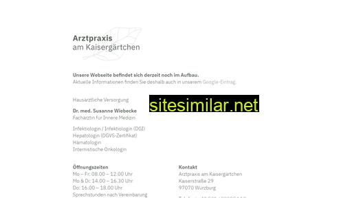arztpraxis-kaisergaertchen.de alternative sites