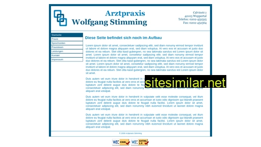 Arztpraxis-stimming similar sites
