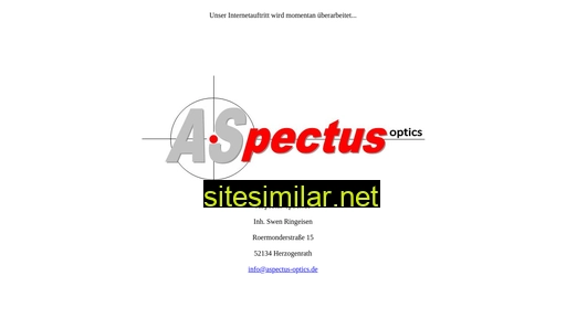aspectus-optics.de alternative sites