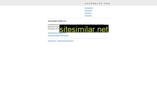 Assembler86 similar sites