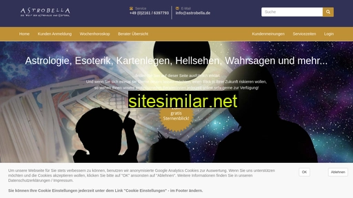 astrobella.de alternative sites
