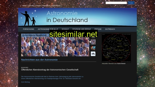 astronomie-in-deutschland.de alternative sites