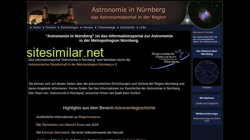 astronomie-nuernberg.de alternative sites