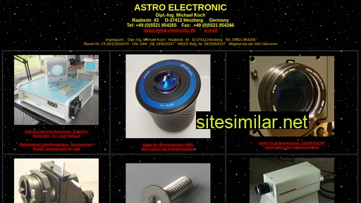 astro-electronic.de alternative sites