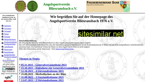 asv-bliesransbach.de alternative sites
