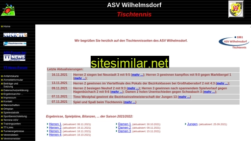 Asvwilhelmsdorf similar sites