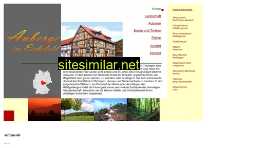 Auberge-eichsfeld similar sites