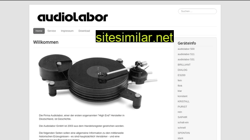 audiolabor.de alternative sites