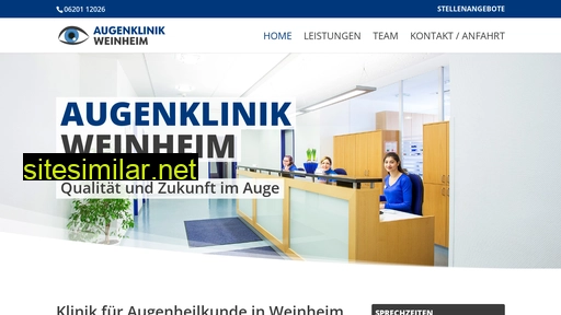 augenklinik-weinheim.de alternative sites